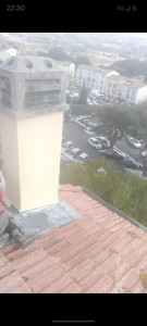 Photo de galerie - Réparation au rénovation toiture cheminée, gouttière , descente d'eau ,pose de pique à pigeon, infiltration, fuite