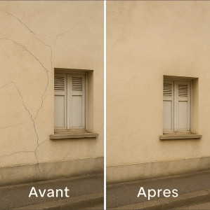 Photo de galerie - Réparation des fissures 