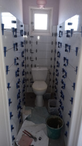 Photo de galerie - Pose carrelage wc