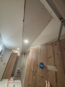 Photo de galerie - Changement de plaque BA13