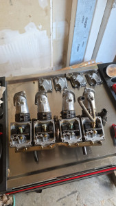 Photo de galerie - Rampe de carbu d'une xj600 diversion n