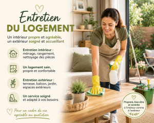 Photo de galerie - Entretien du logement intérieur et/ou extérieur 