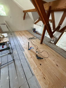 Photo de galerie - Pose de parquet - Revêtement de sol