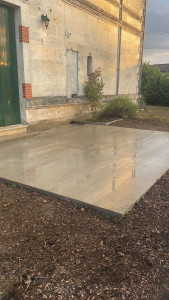 Photo de galerie - Chape, béton terrasse