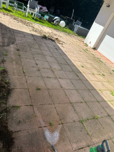 Photo de galerie - Nettoyage de terrasse