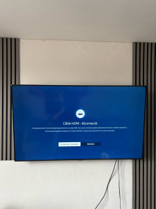 Photo de galerie - Installation d’une télé au mur avec support mural