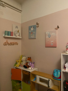 Photo de galerie - Peinture d’une chambre pour filles