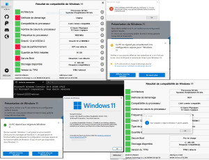 Photo de galerie - Mise à jour vers Windows 11 : vérification de la compatibilité et migration complète du système. Paramétrages et mise à jour du BIOS, conversion du SSD et sécurisation des données de travail.