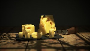 Photo de galerie - Réalisation d'une scène de fromage. 