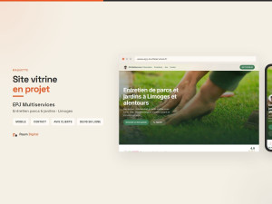Photo de galerie - Site web paysagiste multiservices