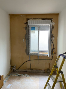 Photo de galerie - Mur à plaquer avec isolation, épaisseur de cinq centimes Maître