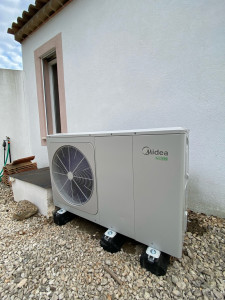 Photo de galerie - Pompe à chaleur air-eau monobloc plancher chauffant 