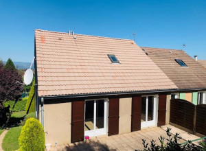 Photo de galerie - Peinture sur toiture avant