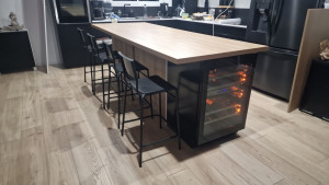 Photo de galerie - Création îlot de cuisine 