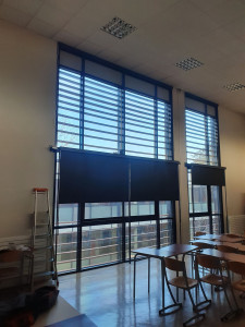 Photo de galerie - Pose des stores 