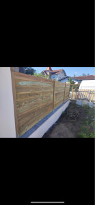 Photo de galerie - Création de clôture bois