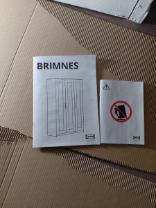 Photo de galerie - L’armoire Brimmes de chez ikea 