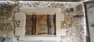 Photo de galerie - Réalisation d'un mur en pierre de taille 