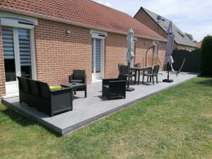 Photo de galerie - Dalle sur plots