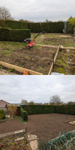 Photo de galerie - Motobineuse pour aération du sol potager 
Merci au client pour sa confiance ! 