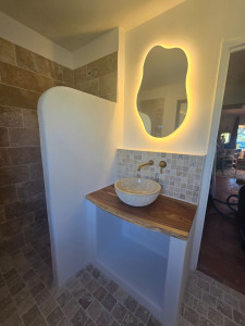 Photo de galerie - Rénovation salle de bain avec douche a l'italienne 