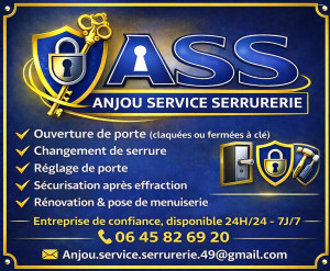 Photo de galerie - Anjou service serrurerie 