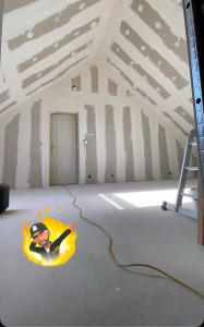 Photo de galerie - Application de bande sur plaque de plâtre 