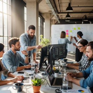 Photo de galerie - équipe de dev 1
