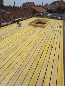 Photo de galerie - Création pour plate-forme en zinc