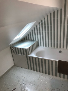 Photo de galerie - Rénovation complète d’une sdb  