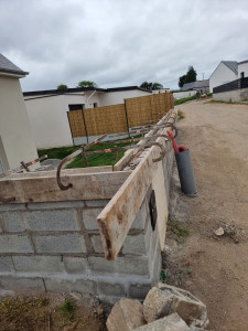 Photo de galerie - Faire un mur en parpins ou en pierre