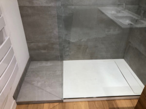 Photo de galerie - Pose receveur ,sol , faïence