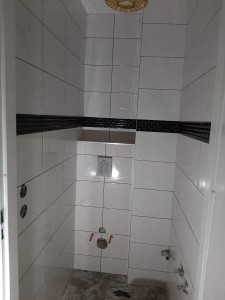 Photo de galerie - Pose de carrelage wc