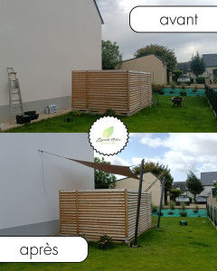 Photo de galerie - ☀️ Installation d’une voile d’ombrage à Plougoumelen

?️ Pose d’une voile d’ombrage avec installation du mât et création des points d’ancrage. Une solution élégante et efficace pour profiter d’un espace extérieur ombragé et confortable