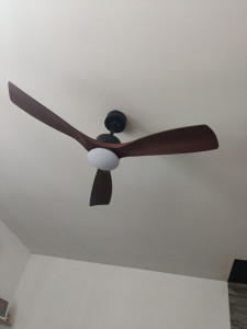 Photo de galerie - Pose ventilateur de plafond 