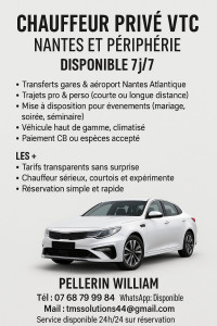 Photo de galerie - Prestation VTC