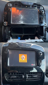 Photo de galerie - Remplacement écran medianav Renault