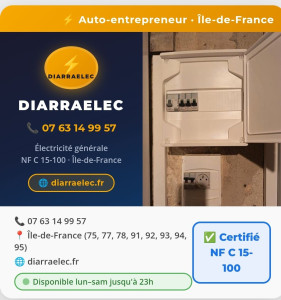 Photo de galerie - Intervention sur tableau électrique – vérification et mise en conformité NF C 15-100. 