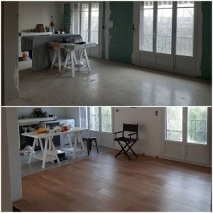 Photo de galerie - Pose de parquet - Revêtement de sol