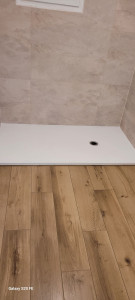 Photo de galerie - Carrelage et installation receveur 