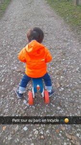 Photo de galerie - Petit tour en tricycle dans la foret voir se qui y a de beau pour l'automne.