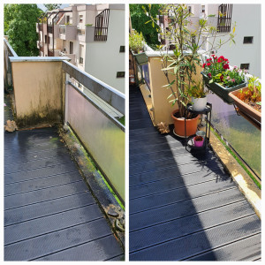 Photo de galerie - Nettoyage Balcon 