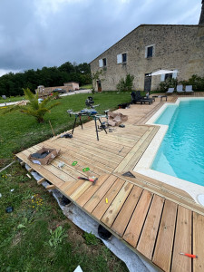 Photo de galerie - Terrasses de piscine 