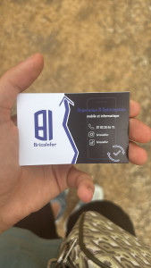 Photo de galerie - Présentation ma carte de visite 