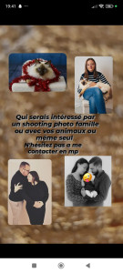 Photo de galerie - Photo grossesse, portrait, animaux de compagnie,boudoir ... 