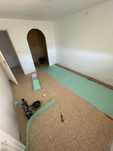 Photo de galerie - Pose de parquet - Revêtement de sol