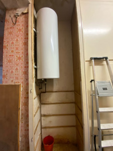 Photo de galerie - Installation d’un chauffe-eau de 200 l