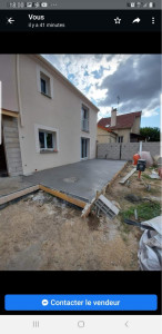 Photo de galerie - Dalle en béton d’une terrasse 