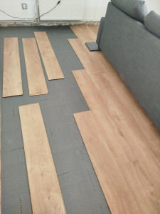Photo de galerie - Pose parquet 