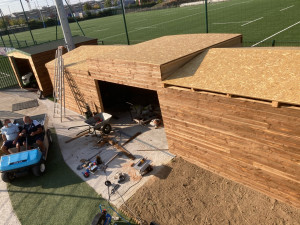 Photo de galerie - Construction abri de jardin de 51 m² de portée sans poteau intérieur